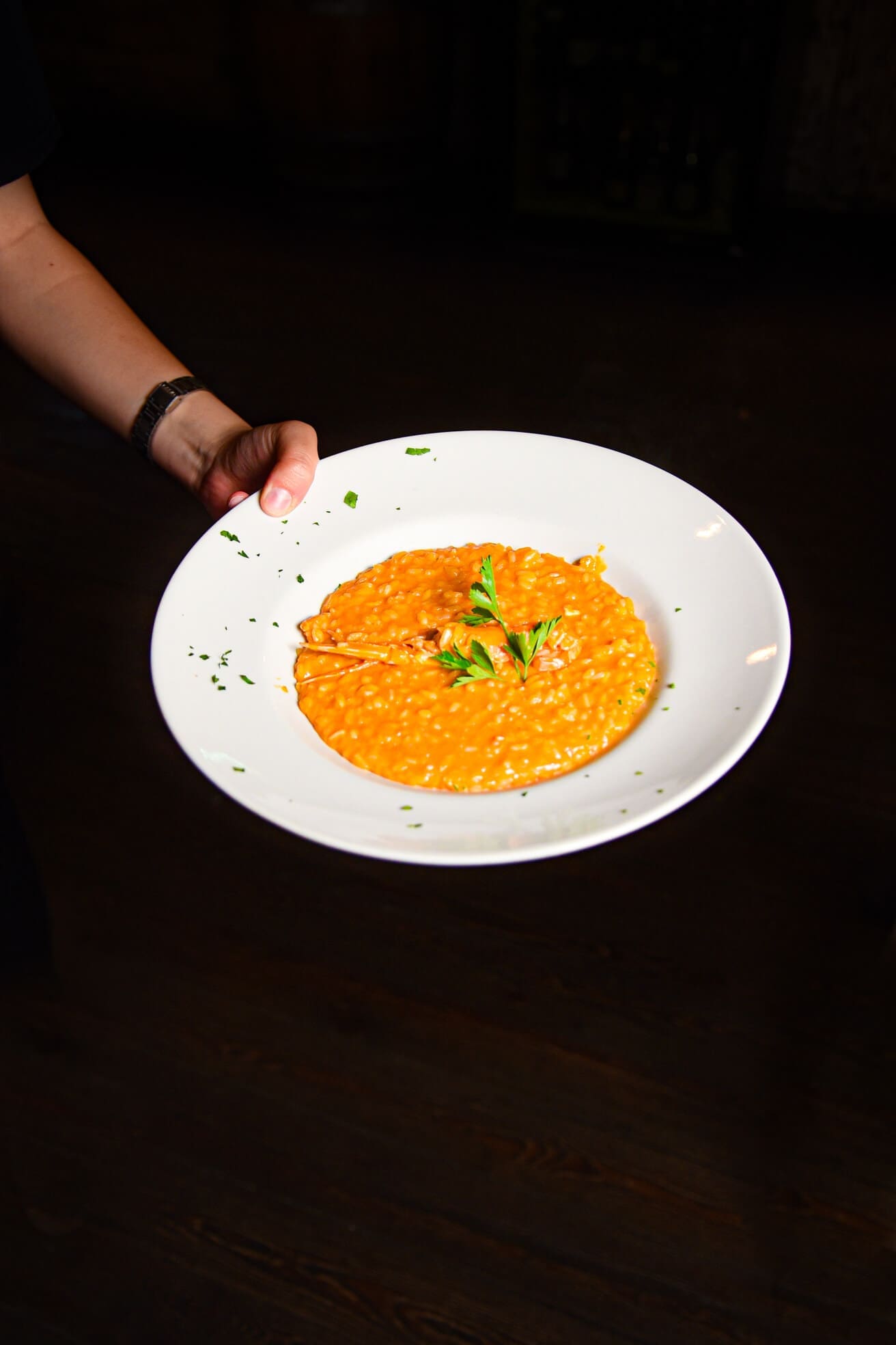 Risotto di stagione della cucina di Biskè